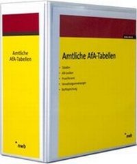 Abbildung von: Amtliche Abschreibungstabellen (AfA) - Grundwerk mit Fortsetzungsbezug - NWB