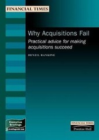 Enlarge image Cover: Why Acquisitions Fail - Financial Times Prentice Hall