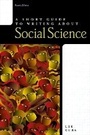 Cover: A Short Guide to Writing about Social Science - Pearson