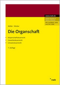 Abbildung von: Die Organschaft - NWB
