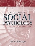 Cover: Experiences in Social Psychology - Pearson