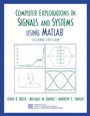 Cover: Computer Explorations in Signals and Systems Using MATLAB - Pearson