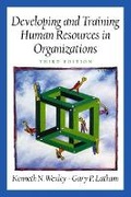 Cover: Developing and Training Human Resources in Organizations (Prenticee Hall Series in Human Resources) - Pearson