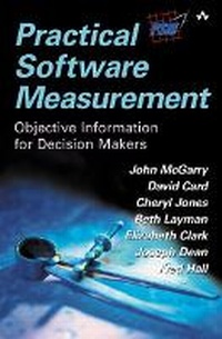 Enlarge image Cover: Practical Software Measurement - Addison Wesley