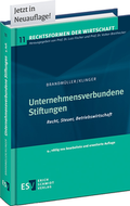 Cover: Unternehmensverbundene Stiftungen - Erich Schmidt Verlag