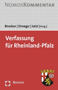 Abbildung von: Verfassung für Rheinland-Pfalz - Nomos