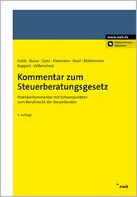 Abbildung von: Kommentar zum Steuerberatungsgesetz - NWB