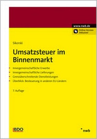 Abbildung von: Umsatzsteuer im Binnenmarkt - NWB
