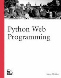 Enlarge image Cover: Python Web Programming - Sams Publishing