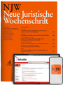 Bild: NJW Neue Juristische Wochenschrift - C.H.BECK