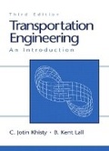 Cover: Transportation Engineering - Pearson