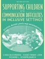 Cover: Supporting Children with Communication Difficulties in Inclusive Settings - Pearson