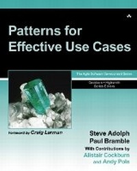 Enlarge image Cover: Patterns for Effective Use Cases - Addison Wesley
