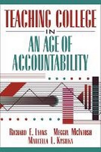 Enlarge image Cover: Teaching College in an Age of Accountability - Pearson