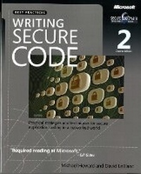 Enlarge image Cover: Writing Secure Code - Microsoft Press