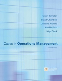 Enlarge image Cover: Cases in Operations Management - Financial Times Prentice Hall
