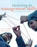 Cover: Training in Management Skills First Canadian Edition - Pearson