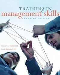 Enlarge image Cover: Training in Management Skills First Canadian Edition - Pearson