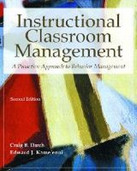 Enlarge image Cover: Instructional Classroom Management - Pearson