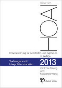Abbildung von: HOAI 2013 - Rudolf Müller Verlag