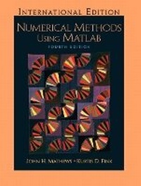 Enlarge image Cover: Numerical Methods Using Matlab - Pearson