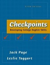 Enlarge image Cover: Checkpoints - Pearson