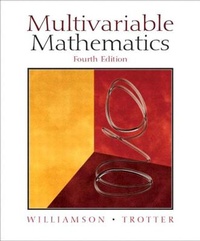 Abbildung von: Multivariable Mathematics - Pearson