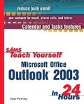 Cover: Sams Teach Yourself Microsoft Office Outlook 2003 in 24 Hours - Sams Publishing