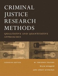 Enlarge image Cover: Criminal Justice Research Methods Canadian Edition - Pearson