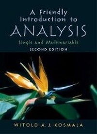 Abbildung von: Friendly Introduction to Analysis, A - Pearson
