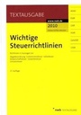 Bild: Wichtige Steuerrichtlinien - NWB