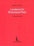 Cover: Landesrecht Rheinland-Pfalz - Luchterhand