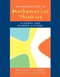 Cover: Introduction to Mathematical Thinking: Algebra and Number Systems - Pearson