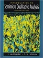 Cover: Introduction to Semimicro Qualitative Analysis - Pearson