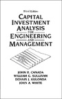 Cover: Capital Investment Analysis for Engineering and Management - Pearson