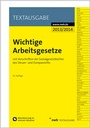 Cover: Wichtige Arbeitsgesetze - NWB
