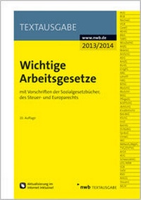 Abbildung von: Wichtige Arbeitsgesetze - NWB