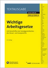 Abbildung von: Wichtige Arbeitsgesetze - NWB