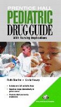 Cover: Prentice Hall Pediatric Drug Guide - Pearson