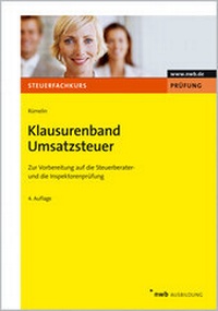 Abbildung von: Klausurenband Umsatzsteuer - NWB