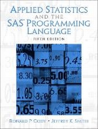 Enlarge image Cover: Applied Statistics and the SAS Programming Language - Pearson