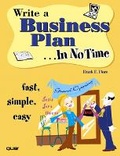 Cover: Write a Business Plan In No Time - Que Corporation,U.S.