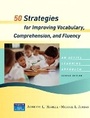Cover: 50 Strategies for Improving Vocabulary, Comprehension and Fluency - Pearson