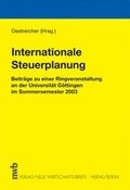 Cover: Internationale Steuerplanung - NWB