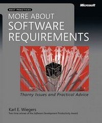 Enlarge image Cover: More About Software Requirements - Microsoft Press