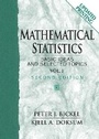 Cover: Mathematical Statistics, Updated Printing - Pearson