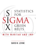 Cover: Statistics for Six Sigma Green Belts with Minitab and JMP - Addison Wesley