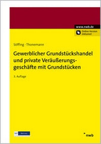 Abbildung von: Gewerblicher Grundstückshandel und private Veräußerungsgeschäfte mit Grundstücken - NWB