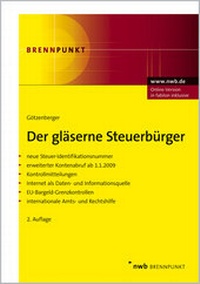Abbildung von: Der gläserne Steuerbürger - NWB