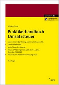 Abbildung von: Praktikerhandbuch Umsatzsteuer - NWB